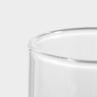 Кружка стеклянная штабелируемая "Боттом", 100 мл, 5,8х5,1 см нет