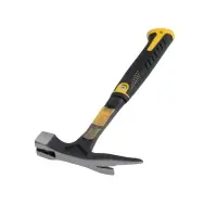 Молоток кровельщика ТУНДА ПРОФИ, цельнокованый, боек с магнитом, 2К рукоятка, 600 г