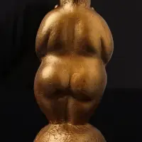 Фигура "Богиня плодородия" 13х6х6 см, бронза