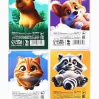 Блокнот А7, 16 л. &laquo;Пушистики&raquo; МИКС