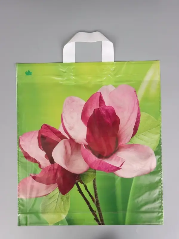 Пакет подарочный Цветок 44 х 40 см 75 мкм