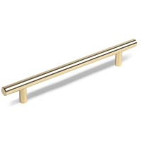 Ручка рейлинг ТУНДРА BISTRO,  d=12 мм, м/о 160 мм, цвет золото, 4 шт