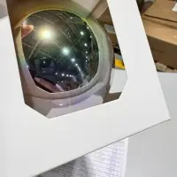 Оформительский шар Finery, 8 см, глянцевый золотистый