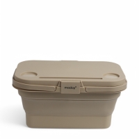 Корзина - столик Maclay 2 в 1, складная, 47 х 28,5 х 23,5 см, стол 45 х 28 х 16 см, бежевая