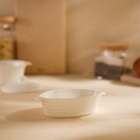 Форма для выпечки из жаропрочной керамики SL Home &laquo;Санторини&raquo;, 300 мл, 16&times;9,7&times;4,5 см, цвет белый