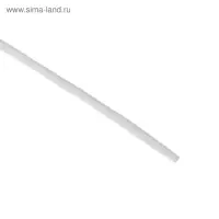 Шнурки для обуви, пара, круглые, с фиксатором, эластичные, d=3 мм, 100 см, белые