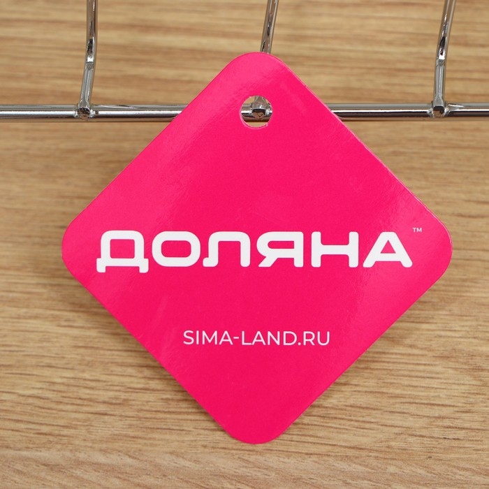 Сушилка для тарелок на 7 предметов Доляна, 28&times;14&times;13 см, цвет хромированный