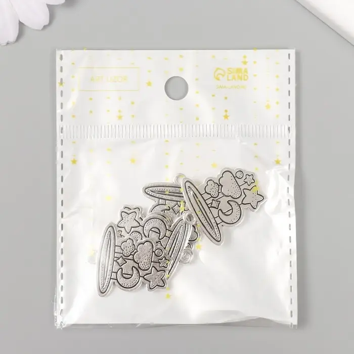 Металлический элемент, декоративная подвеска &laquo;Арт Узор. Детский мобиль с игрушками&raquo;, 2.5&times;2.7 см