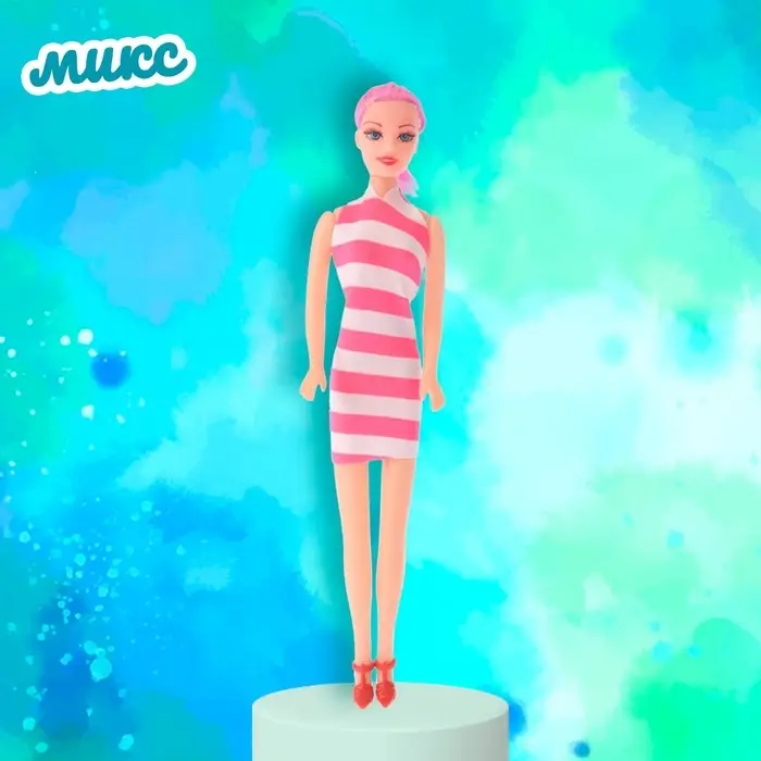 Кукла-модель &laquo;Оленька&raquo; в вечернем платье, МИКС
