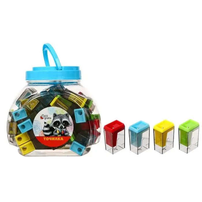 Точилка с контейнером &laquo;Классика&raquo;, МИКС