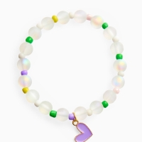 Браслет детский &laquo;Выбражулька&raquo; кошачий глаз бусина 8 мм, разноцветный