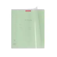 Тетрадь 18 листов в клетку, ErichKrause "Классика CoverPrо", пластиковая обложка, мелованный картон, блок офсет 100% белизна, МИКС, цена за 1 штуку