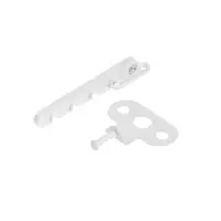 Ограничитель открывания для окна ТУНДРА, пластиковая гребенка, 4-х позиционная, 5 шт