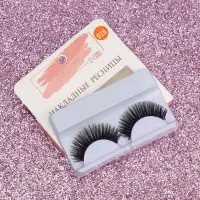 Ресницы накладные &laquo;Кошачий глаз&raquo;, 11 мм, без клея, чёрные