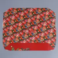 Коробка складная &laquo;Зимние фрукты&raquo;, 20 х 12 х 4 см