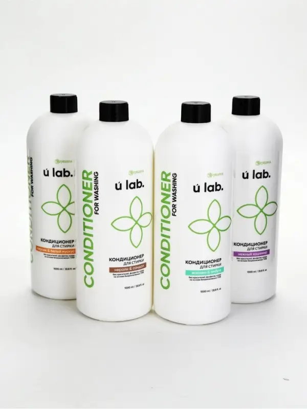 Кондиционер для белья, аромат нежный кашемир, 1000 мл, ULAB
