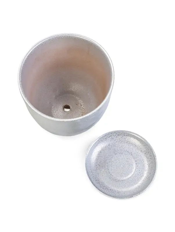 Горшок цветочный с поддоном 1,8 л, керамика  "Узор" (М)