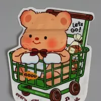 Пакет подарочный, "Корги", с zip-lock застежкой, 16x18+3,5