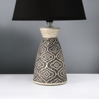 Настольная лампа с абажуром RISALUX &laquo;Лина&raquo;, Е14, 40 Вт, 22.5&times;22.5&times;36 см