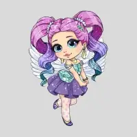 Термонаклейка с блёстками &laquo;Фея цветов&raquo;, 12.8&times;18.6 см