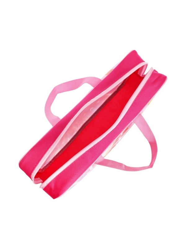 Папка с ручками текстильная А4, 360&times;245&times;70 мм, Calligrata TOP &laquo;В розовых очках&raquo;