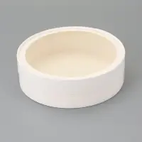 Коробка подарочная круглая с окном, завальцованная, белая, 20&times;6 см