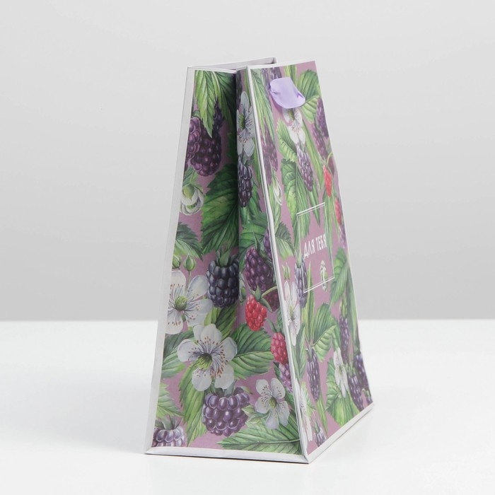 Пакет подарочный крафтовый вертикальный, упаковка, &laquo;Для тебя&raquo;, MS 18 х 23 х 8 см