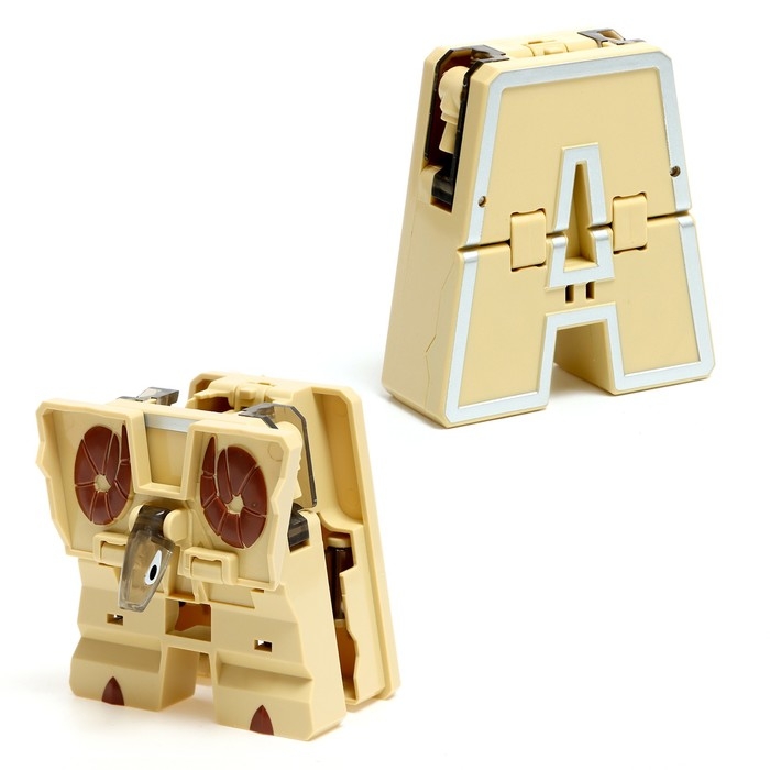 Робо-буквы &laquo;Звери&raquo;, набор 6 в 1, трансформируются, собираются в 1 робота