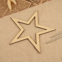 Основа для макраме &laquo;Звезда&raquo;, 20 &times; 20 &times; 0,4 см