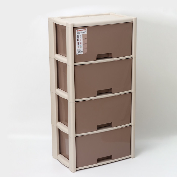 Комод 4-х секционный &laquo;Колорит&raquo;, цвет микс