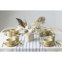 Тарелка керамическая &laquo;Стиль&raquo;, 21 см, цвет бежевый