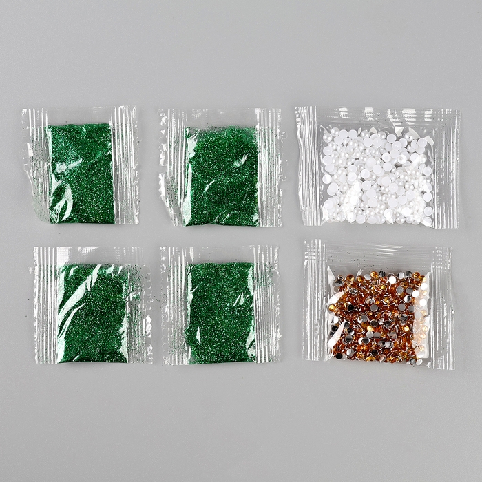 Ёлочная игрушка своими руками на новый год. Декор ёлочного шара полубусинами и блестками &laquo;Белый и золото&raquo;, новогодний набор для творчества