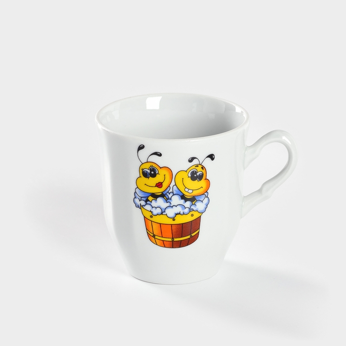 Кружка фарфоровая &laquo;Пчёлы&raquo;, 250 мл