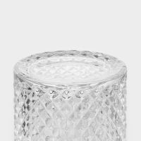 Сахарница стеклянная Доляна &laquo;Рапунцель&raquo;, 280 мл, 8,5&times;14 см