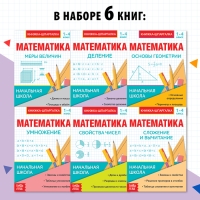 Шпаргалки для 1&mdash;4 кл. набор &laquo;Основы математики&raquo; 6 шт.