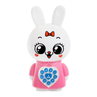 Музыкальная игрушка &laquo;Любимый дружок: Зайчик&raquo;, поёт песни, рассказывает сказки, ушки мигают цветными огоньками