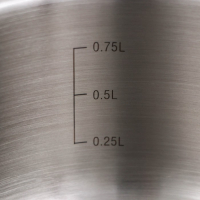 Ковш &laquo;Общепит&raquo;, 1 л, d=14 см, металлическая крышка, металлическая ручка, капсульное дно, индукция