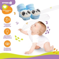 Носочки для малышей &laquo;Панда&raquo;, с погремушкой, Крошка Я