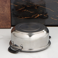 Кастрюля из нержавеющей стали Promo, 2,3 л, 22&times;9 см, с крышкой