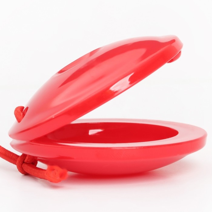 Кастаньеты &laquo;Музыка&raquo;, 2 шт., музыкальный инструмент, цвет МИКС, Крошка Я