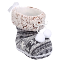 Конфетница &laquo;Сапожок&raquo;, цвет серый