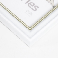 Фоторамка пластик "Арона" 15х21 см, белый