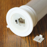 Свеча светодиодная &laquo;Подсвечник&raquo;, переливается разными цветами, цвет белый