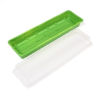 Мини-парник для рассады, 44 &times; 22 &times; 12 см, без вставок, Greengo