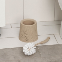 Ёршик для унитаза с подставкой Svip &laquo;Практик. Ротанг&raquo;, 14&times;14&times;40 см, цвет МИКС