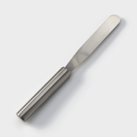 Набор лопаток - палеток кондитерских Доляна, 3 шт, 22&times;8&times;1,5 см, цвет серебристый