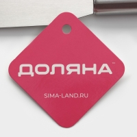 Кондитерская лопатка - палетка прямая Доляна, 27&times;3 см, рабочая часть 15 см, цвет серебристый