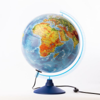 Глoбус физико-политический &laquo;Классик Евро&raquo;, диаметр 320 мм, с подсветкой