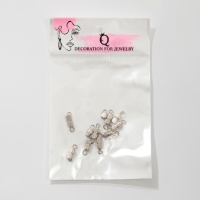 Замок винтовой 7&times;3 мм (набор 10 шт.), цвет серебро