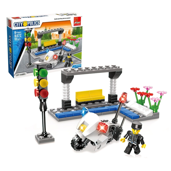 Конструктор &laquo;Городской патруль&raquo;, 96 деталей